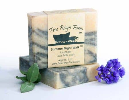 Summer Night Walk Lavender Goat Milk Soap